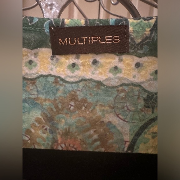 Multiples brand shirt with lace detailing - multicolored size S - 3/4 sleeve - Picture 2 of 5